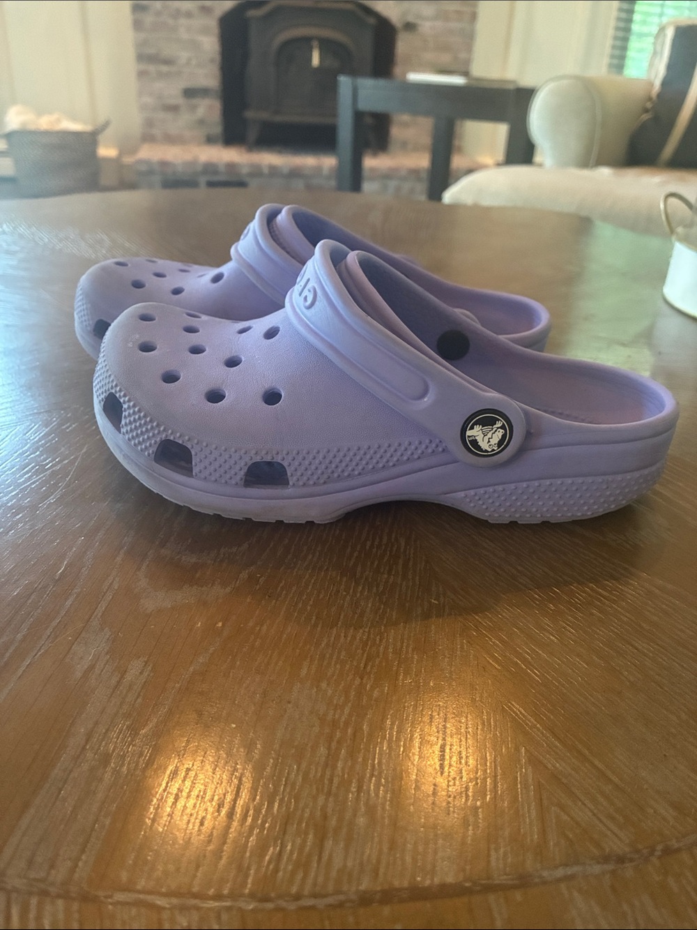 Crocs-Style Kids Slip-On Clog in Lavender